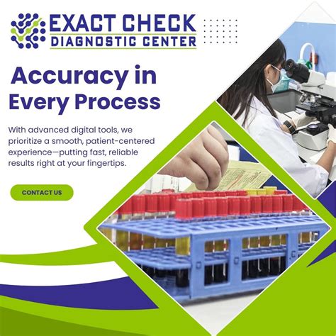 exact check|Exact Check Diagnostic Laboratory .